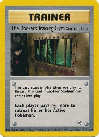 The Rocket's Training Gym - 104/132 - Rare - Unlimited available at 401 Games Canada