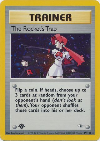 The Rocket's Trap - 19/132 - Holo - 1st Edition available at 401 Games Canada