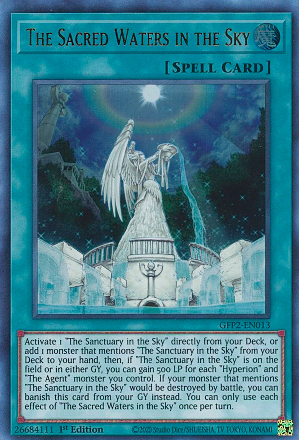 The Sacred Waters in the Sky - GFP2-EN013 - Ultra Rare - 1st Edition available at 401 Games Canada