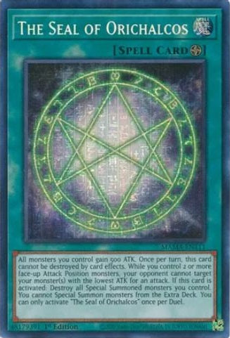 The Seal of Orichalcos - MAMA-EN111 - Secret Pharaoh's Rare - 1st Edition available at 401 Games Canada