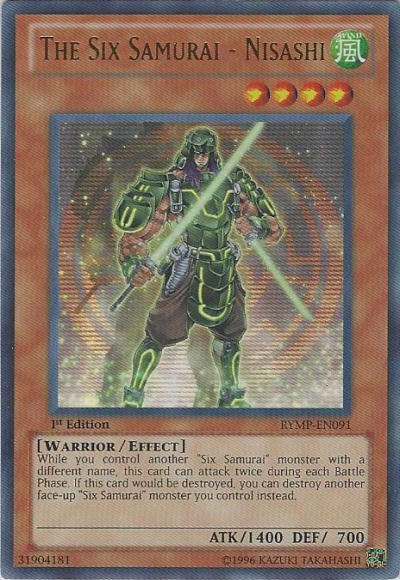 The Six Samurai - Nisashi - RYMP-EN091 - Ultra Rare - 1st Edition available at 401 Games Canada