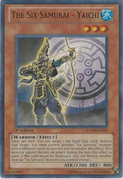 The Six Samurai - Yaichi - RYMP-EN088 - Ultra Rare - 1st Edition available at 401 Games Canada