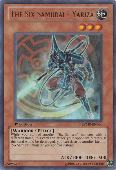The Six Samurai - Yariza - RYMP-EN090 - Ultra Rare - 1st Edition available at 401 Games Canada