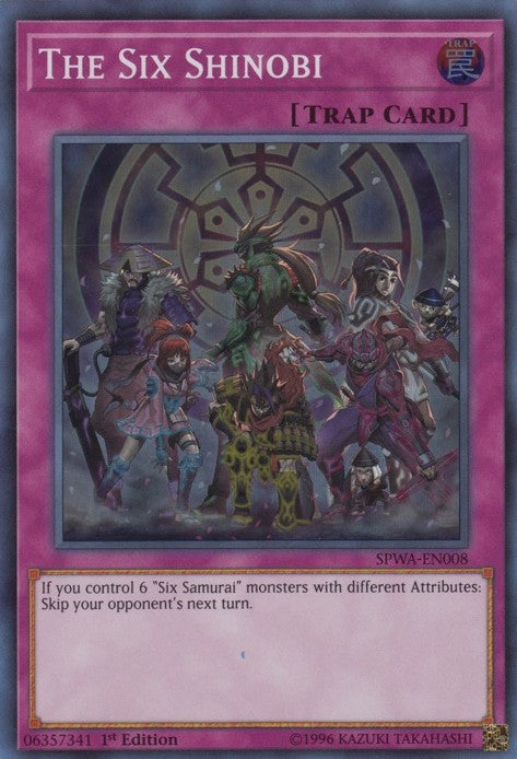 The Six Shinobi - SPWA-EN008 - Super Rare - 1st Edition available at 401 Games Canada