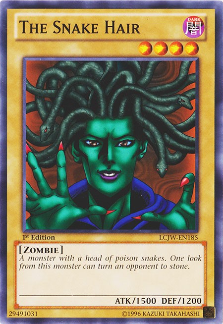 The Snake Hair - LCJW-EN185 - Common - 1st Edition available at 401 Games Canada