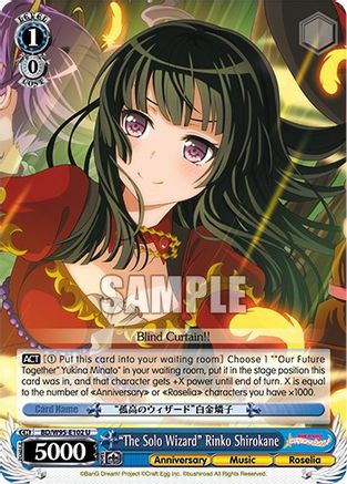 "The Solo Wizard" Rinko Shirokane - BD/W95-E102 - Uncommon available at 401 Games Canada