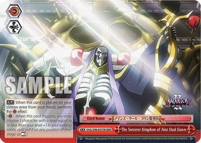 The Sorcerer Kingdom of Ainz Ooal Gown (RRR) - OVL/S99-E075R - Triple Rare available at 401 Games Canada