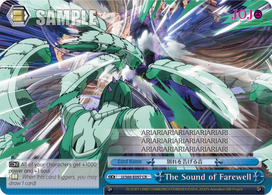 The Sound of Farewell - JJ/S66-E097 - Climax Rare available at 401 Games Canada