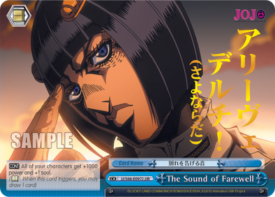 The Sound of Farewell - JJ/S66-E097J - JoJo Rare available at 401 Games Canada