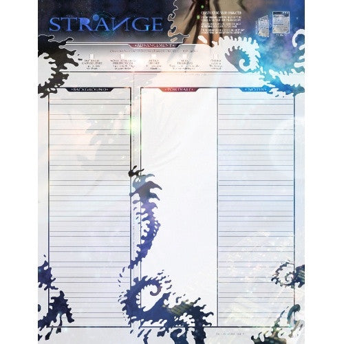 The Strange - Character Sheets available at 401 Games Canada