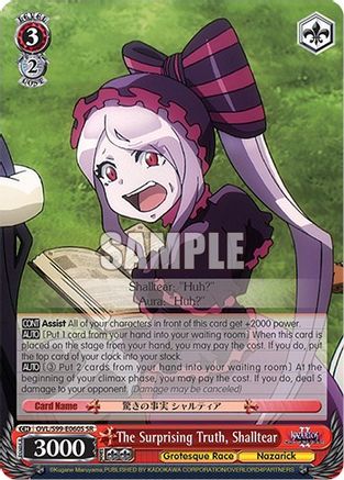 The Surprising Truth, Shalltear (SR) - OVL/S99-E060S - Super Rare available at 401 Games Canada