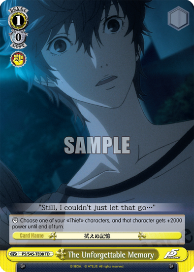 The Unforgettable Memory - P5/S45-TE08 - Trial Deck available at 401 Games Canada