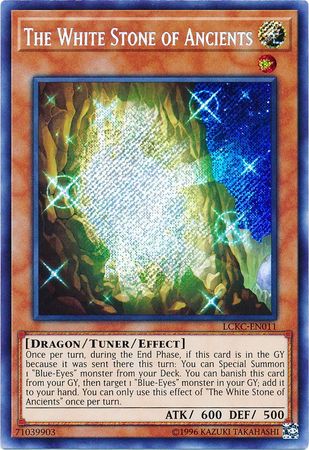 The White Stone of Ancients - LCKC-EN011 - Secret Rare - Unlimited available at 401 Games Canada