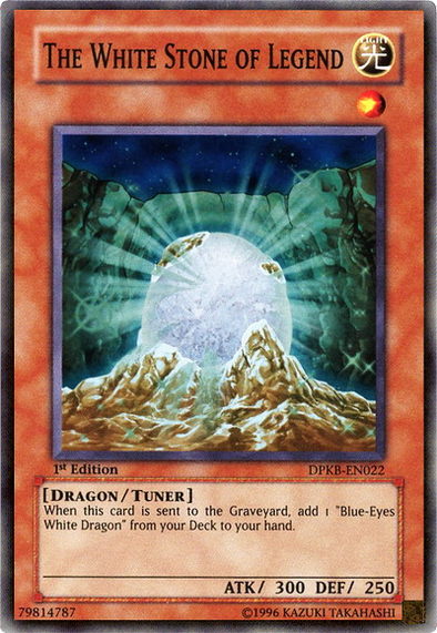 The White Stone of Legend - DPKB-EN022 - Super Rare - 1st Edition available at 401 Games Canada