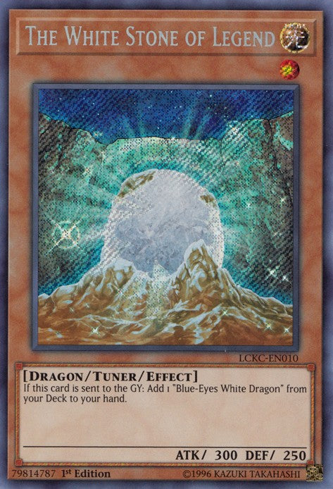 The White Stone of Legend - LCKC-EN010 - Secret Rare - 1st Edition available at 401 Games Canada