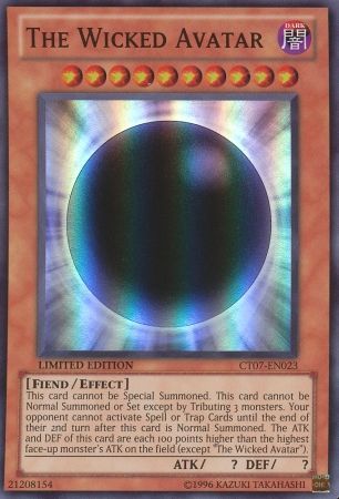 The Wicked Avatar - CT07-EN023 - Super Rare - Limited Edition available at 401 Games Canada