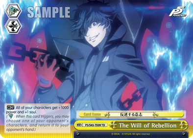 The Will of Rebellion - P5/S45-TE09 - Trial Deck available at 401 Games Canada