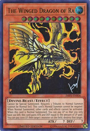 The Winged Dragon of Ra - JMPS-EN006 - Ultra Rare available at 401 Games Canada