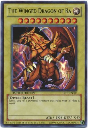 The Winged Dragon of Ra - LC01-EN003 - Ultra Rare - Limited Edition available at 401 Games Canada