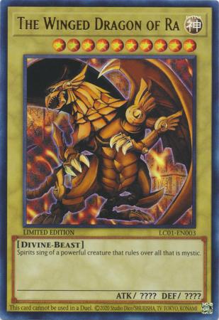 The Winged Dragon of Ra - LC01-EN003 - Ultra Rare - Limited Edition available at 401 Games Canada