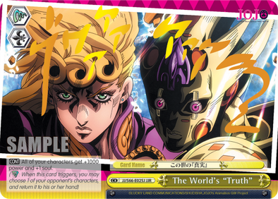 The World's Truth - JJ/S66-E025J - JoJo Rare available at 401 Games Canada