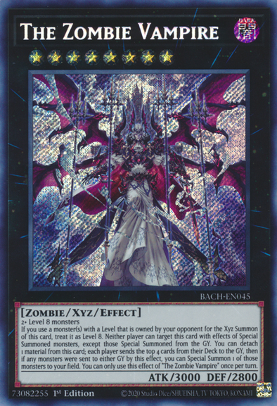 The Zombie Vampire - BACH-EN045 - Secret Rare - 1st Edition available at 401 Games Canada