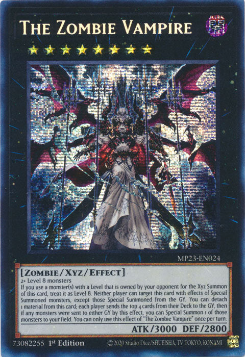 The Zombie Vampire - MP23-EN024 - Prismatic Secret Rare - 1st Edition available at 401 Games Canada