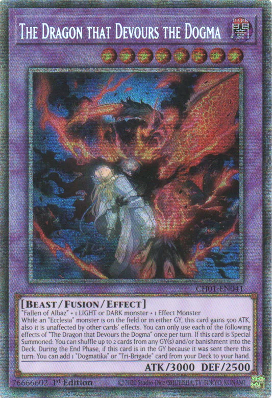 The Dragon that Devours the Dogma - CH01-EN041 - Starlight Rare - 1st Edition