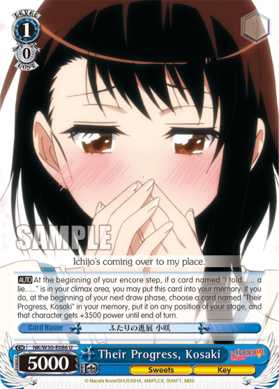 Their Progress, Kosaki - NK/W30-E086 - Uncommon available at 401 Games Canada