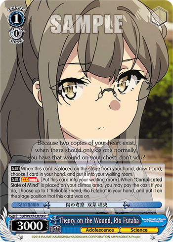 Theory on the Wound, Rio Futaba - SBY/W77-E079 - Rare available at 401 Games Canada