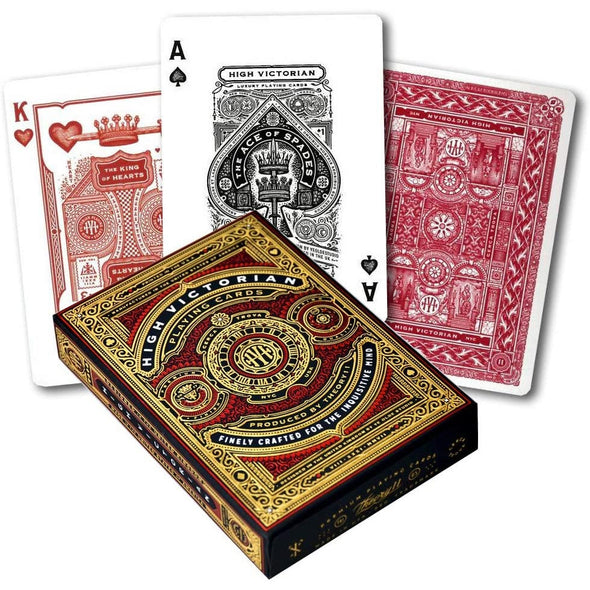 Theory11 Playing Cards - High Victorian (Red) available at 401 Games Canada