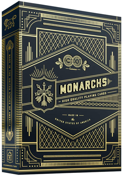 Theory11 Playing Cards - Monarchs - Navy available at 401 Games Canada