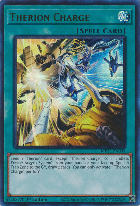 Therion Charge - MP23-EN093 - Ultra Rare - 1st Edition available at 401 Games Canada