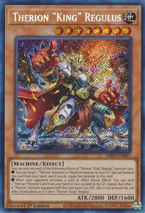 Therion King Regulus - DIFO-EN007 - Secret Rare - 1st Edition available at 401 Games Canada