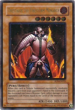 Thestalos the Firestorm Monarch - RDS-EN021 - Ultimate Rare - Unlimited available at 401 Games Canada