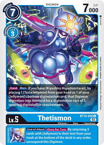 Thetismon - BT13-028 - Uncommon available at 401 Games Canada