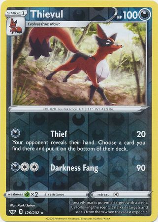 Thievul - 126/202 - Rare - Reverse Holo available at 401 Games Canada