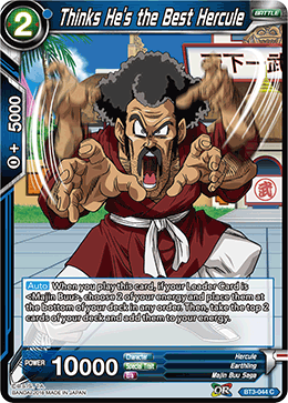 Thinks He's The Best Hercule - BT3-044 - Common available at 401 Games Canada