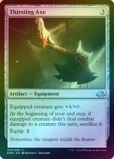 Thirsting Axe (Foil) (EMN)