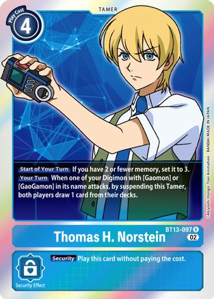 Thomas H. Norstein - BT13-097 - Rare available at 401 Games Canada