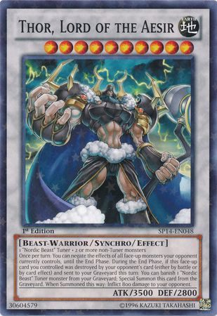 Thor, Lord of the Aesir - SP14-EN048 - Common - 1st Edition available at 401 Games Canada