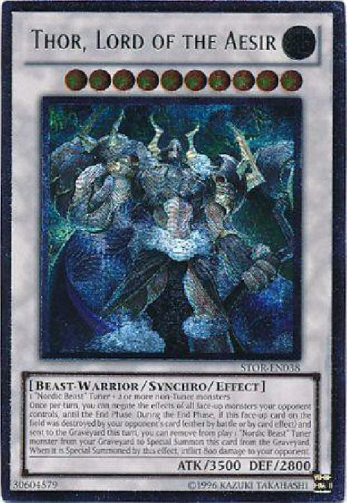 Thor, Lord of the Aesir - STOR-EN038 - Ultimate Rare - Unlimited available at 401 Games Canada