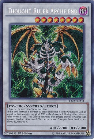 Thought Ruler Archfiend - LC5D-EN233 - Secret Rare - 1st Edition available at 401 Games Canada