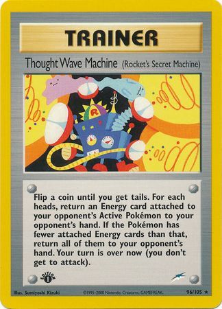 Thought Wave Machine - 96/105 - Rare - 1st Edition available at 401 Games Canada