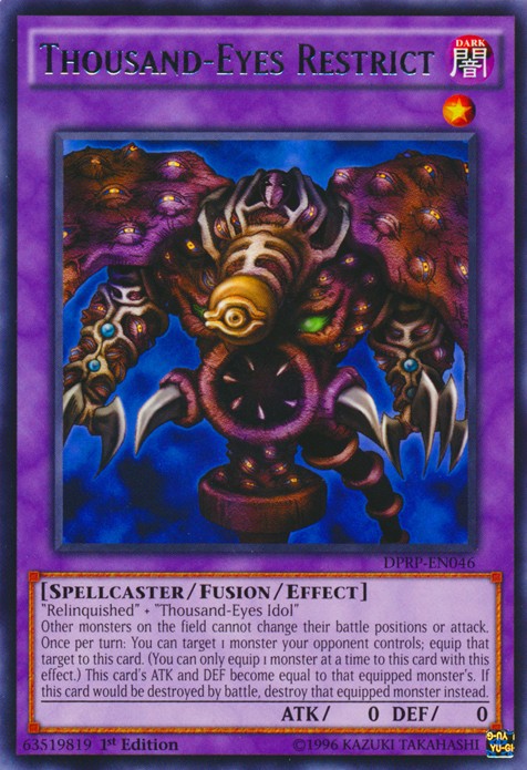 Thousand-Eyes Restrict - DPRP-EN046 - Rare - 1st Edition available at 401 Games Canada