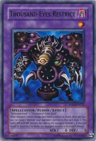 Thousand-Eyes Restrict - RP02-EN021 - Ultra Rare available at 401 Games Canada