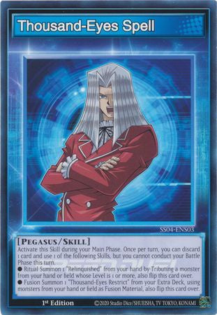 Thousand-Eyes Spell - SS04-ENS03 - Common - 1st Edition (Skill Card) available at 401 Games Canada