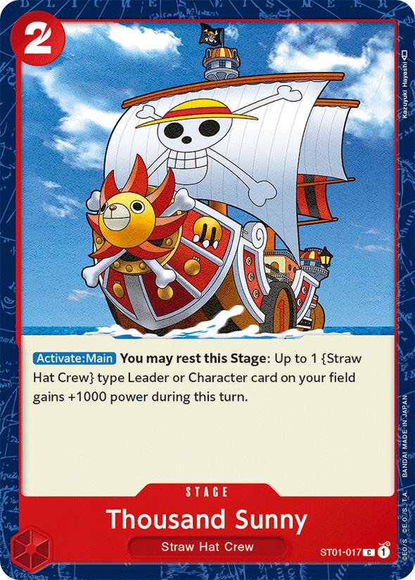 Thousand Sunny (Revision Pack 2023) - ST01-017 - Common available at 401 Games Canada