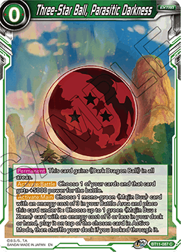 Three-Star Ball, Parasitic Darkness - BT11-087 - Common (FOIL) (Reprint) available at 401 Games Canada