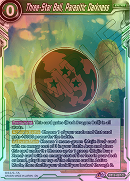 Three-Star Ball, Parasitic Darkness - BT11-087 - Common (FOIL) available at 401 Games Canada